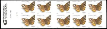 2006 US Common Buckeye Butterfly Stamps Sheets of 10