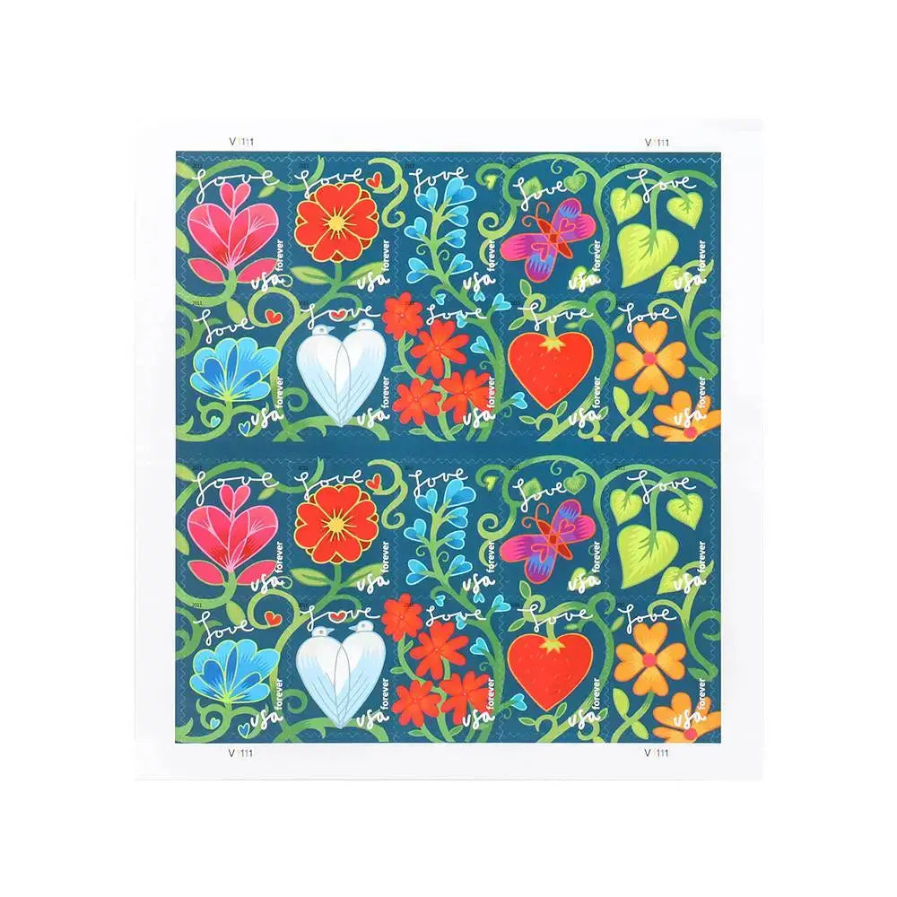 2011 USPS Garden of Love Forever Stamps Sheets of 20
