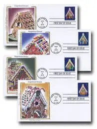 2013 USPS Gingerbread Houses Forever Stamp Sheets of 20