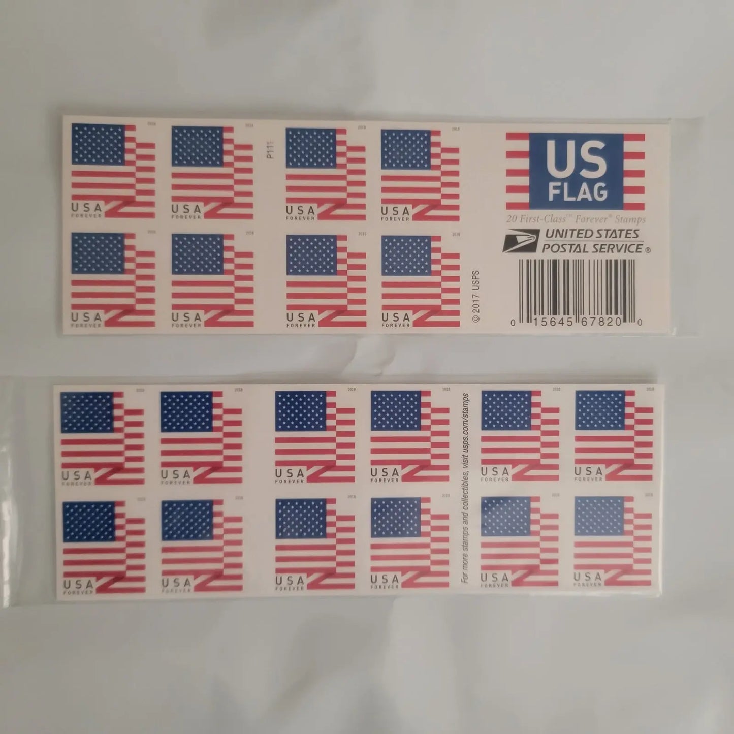 2018 usps us flag forever stamps Sheets of 20