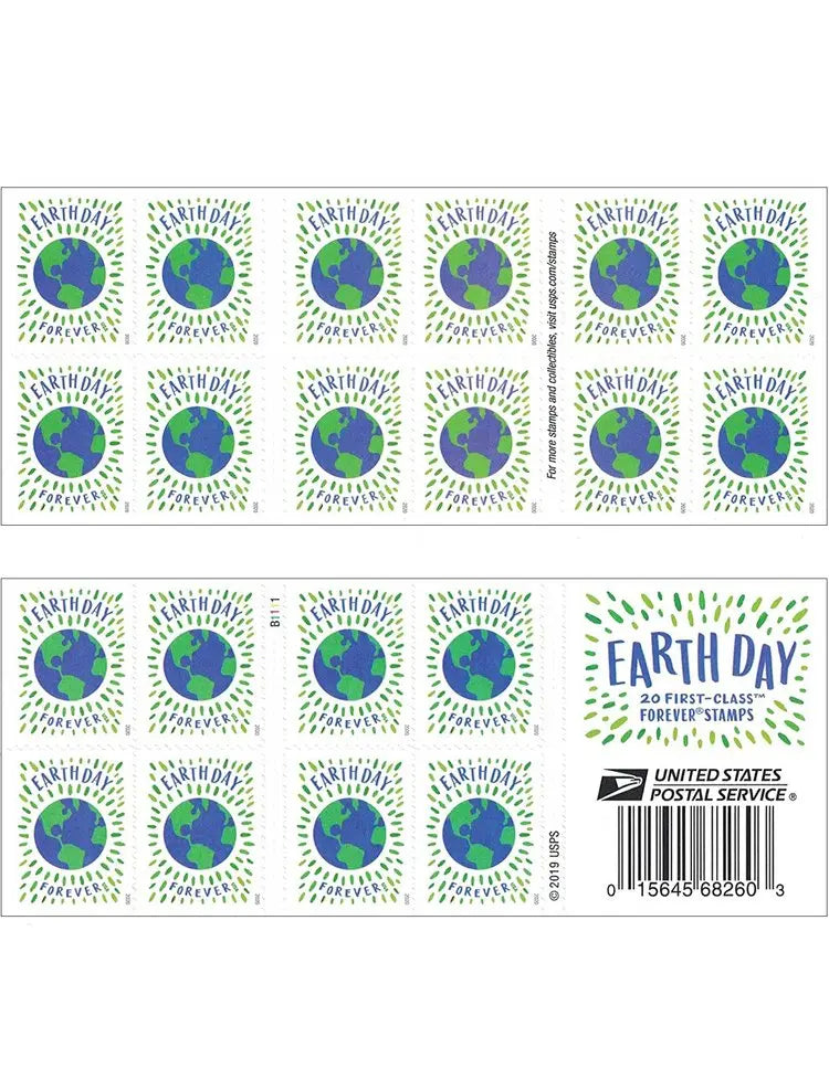 (2020) USPS Earth Day Forever Stamps Sheets of 20