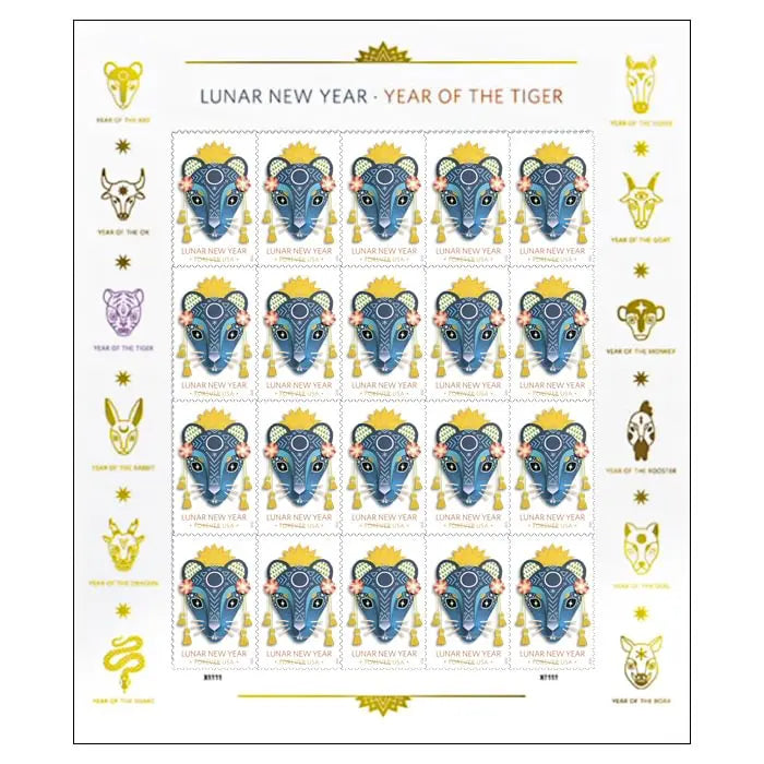 2020 USPS Year of the Rat Stamps Sheets of 20