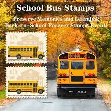 2023 USA School Bus Additional Ounce Stamps Sheets of 20