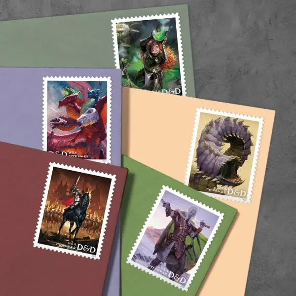 2024 forever stamps Dungeons & Dragons Sheets of 20