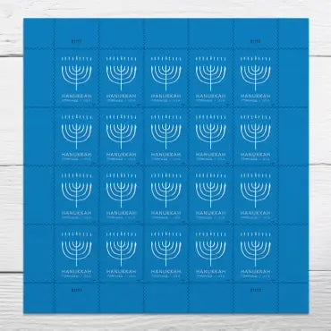 2024 USPS Hanukkah Forever Stamps Sheets of 20