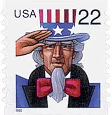 1998 US Uncle Sam Postage Stamps Sheets of 20