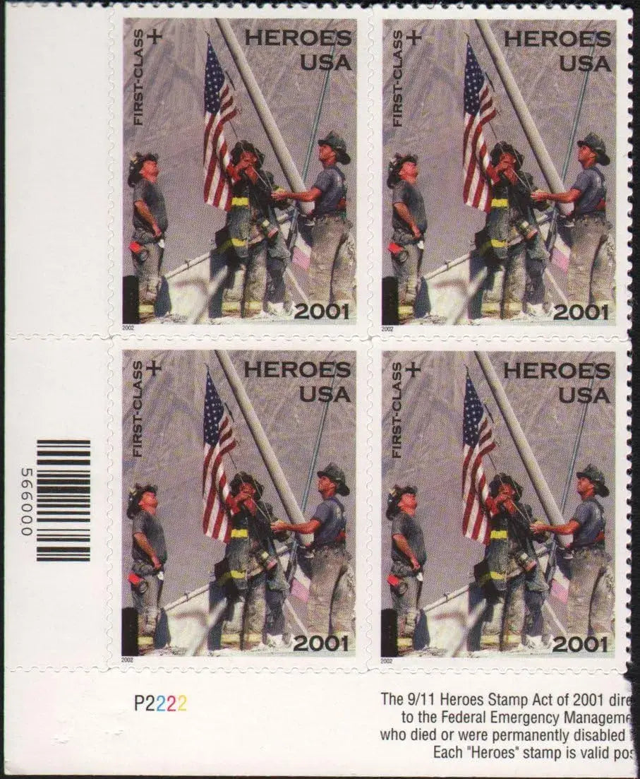 2001  USPS  9-11  Heroes  Forever  Stamp Sheets of 20