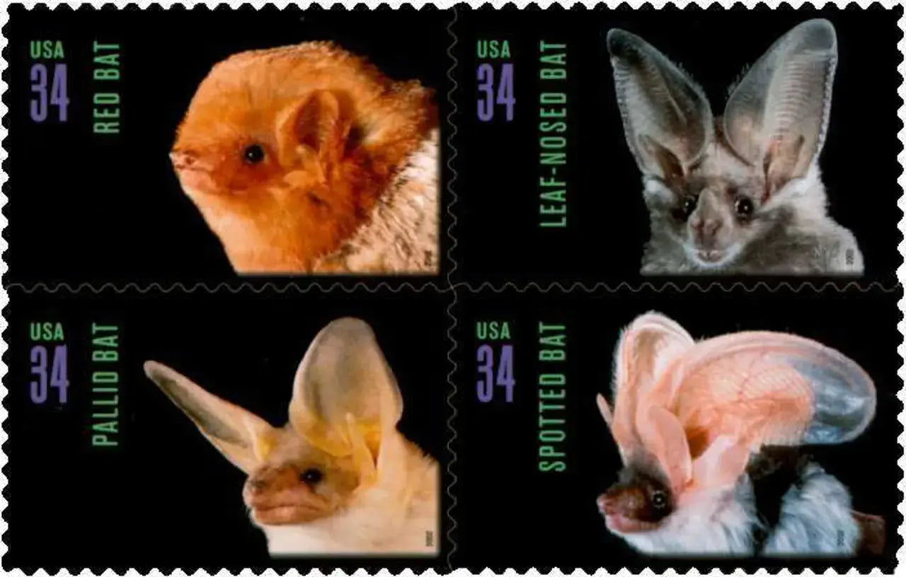 2002  US  American  Bats  Stamp Sheets of 20