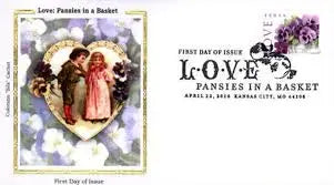 2010 USPS LOVE Pansies in a Basket Collectible Stamps Sheets of 20