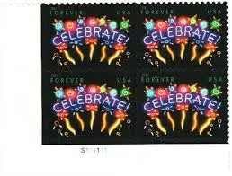 2011 USPS Neon Celebrate Forever Stamp Sheets of 20
