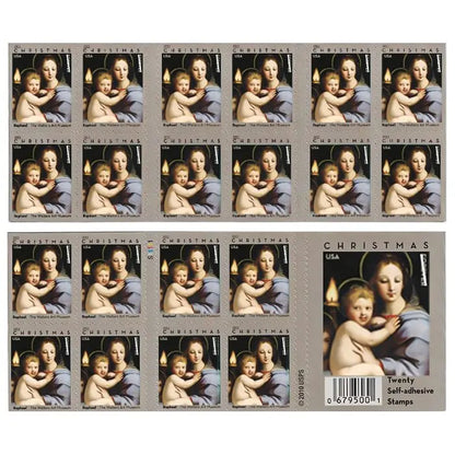 2011 USPS Raphael Madonna of the Candelabra Stamps Sheets of 20