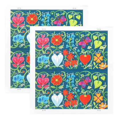2011 USPS Garden of Love Forever Stamps Sheets of 20