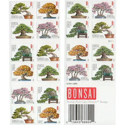 2012 USPS  Bonsai Forever Stamp Sheets of 20
