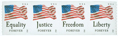 2012 forever stamps four flags Sheets of 20