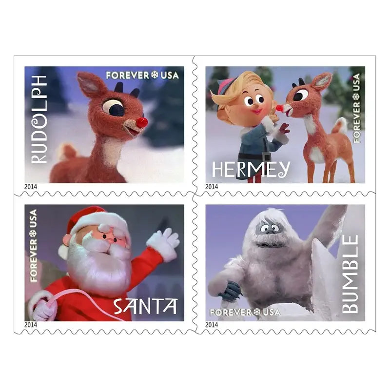 2014 usps rudolph forever stamp Sheets of 20
