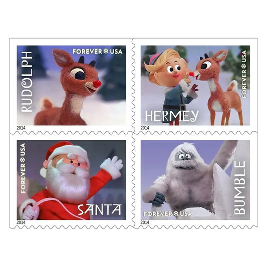 2014 usps rudolph forever stamp Sheets of 20