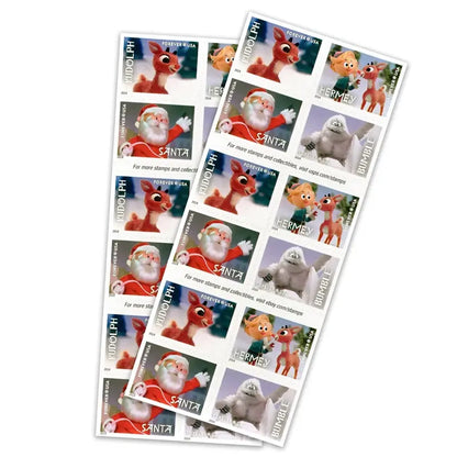 2014 usps rudolph forever stamp Sheets of 20