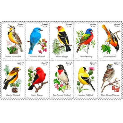 2014 USPS Songbirds Forever Stamp Sheets of 20