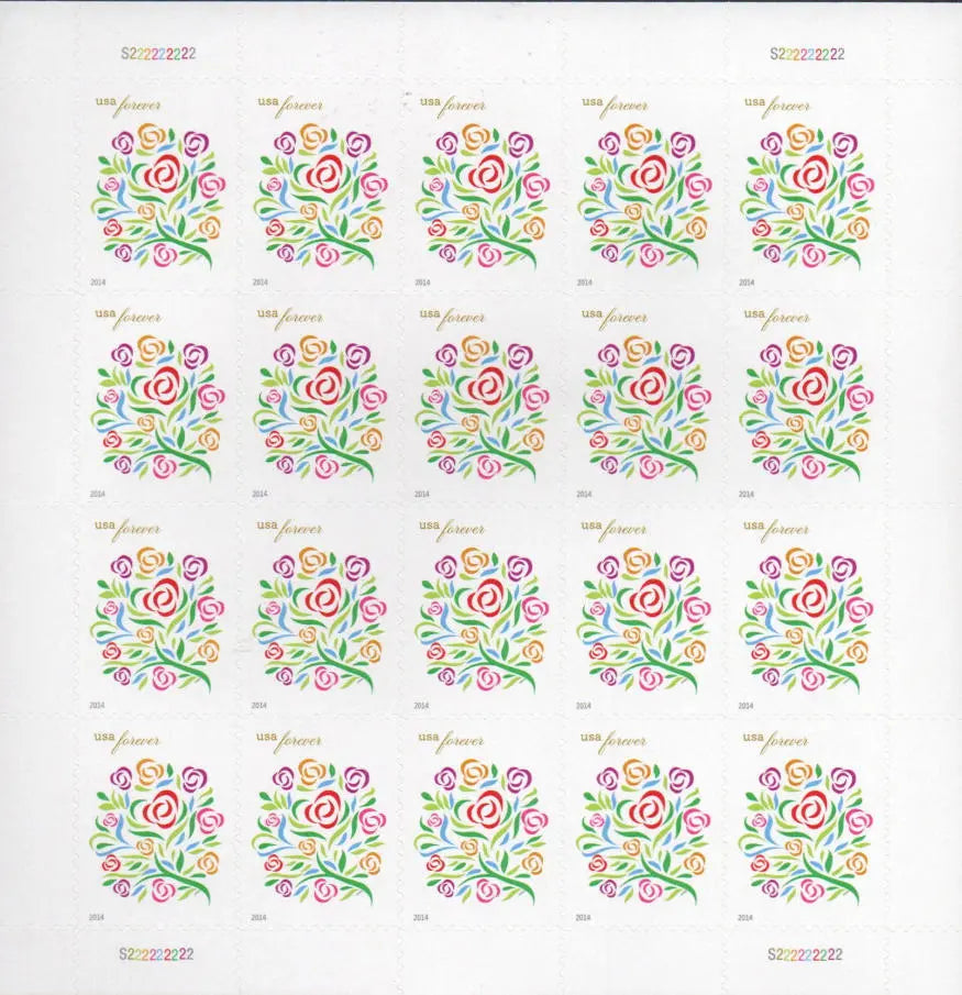 2014 us love forever stamp Sheets of 20