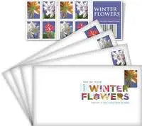 2014 USPS Winter Flowers Forever Stamp Sheets of 20