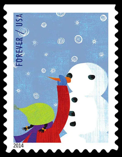 2014 USPS Winter Fun Forever Stamp Sheets of 20