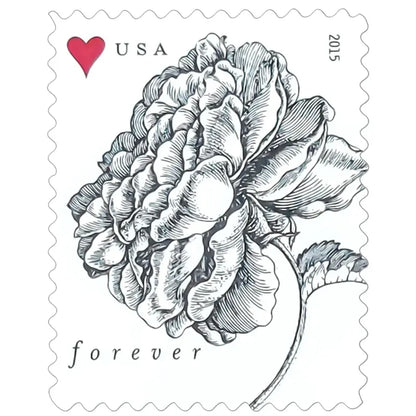 2015 usps vintage rose forever wedding stamps Sheets of 20