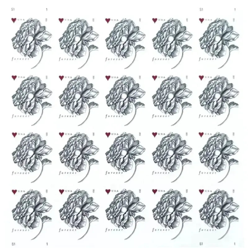 2015 usps vintage rose forever wedding stamps Sheets of 20