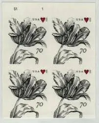 2015  Vintage  Tulip  Pane  Postage  Wedding  Stamps Sheets of 20