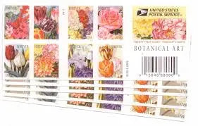 2016 USPS Botanical Art Forever Stamp Sheets of 20