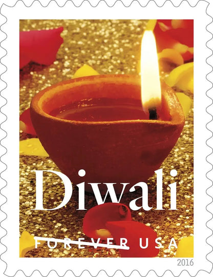 2016  USPS  Diwali  Celebration First  Class  Postage  Stamps Sheets of 20