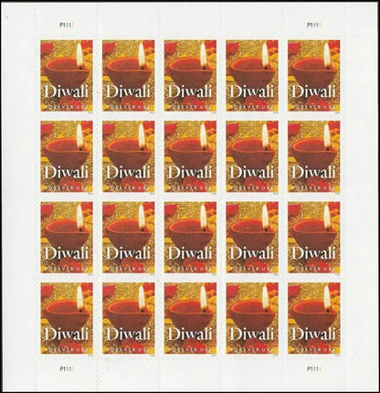 2016  USPS  Diwali  Celebration First  Class  Postage  Stamps Sheets of 20