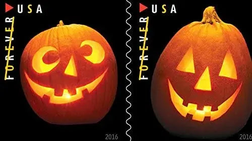 2016 USPS Jack-o-Lanterns Forever Stamp Sheets of 20