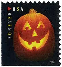 2016 USPS Jack-o-Lanterns Forever Stamp Sheets of 20