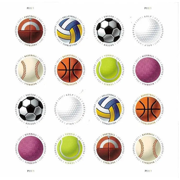 2017  USPS  Have  a  Ball  Baseball  Stamp Sheets of 16