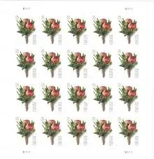 USPS 2017 Celebration Boutonniere Forever Sheets of 20