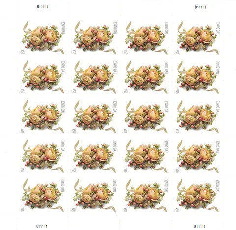 2017 USPS Celebration Corsage Forever Stamp Sheets of 20