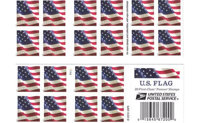 2017 usps us flag forever stamps Sheets of 20