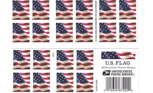 2017 usps us flag forever stamps Sheets of 20