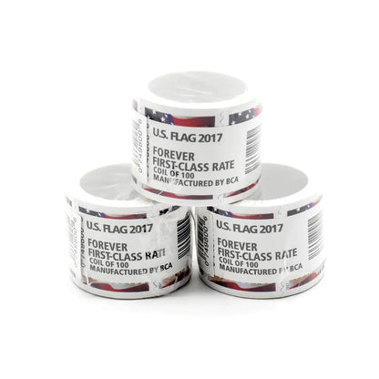 2017 USPS Forever American Flag Stamps roll of 100