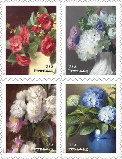 (2017) USPS Flowers from The Garden Forever Stamps Sheets of 20