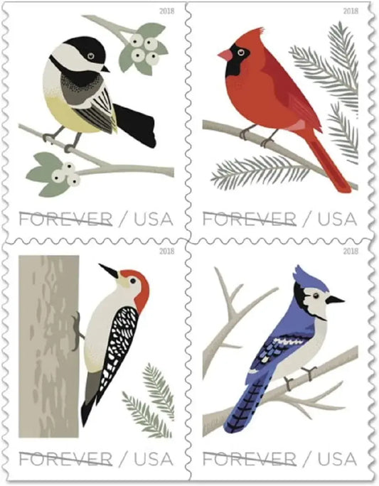 2018 USPS Bird Forever Stamp Sheets of 20