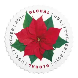 2018 USPS Global Poinsettia Stamps Sheets of 10