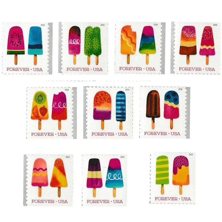2018 USPS Ice Cream Self Forever Stamp Sheets of 20
