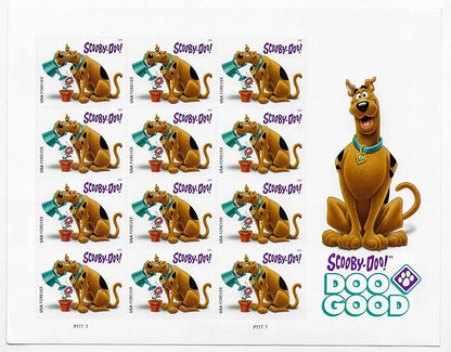 2018 USPS Scooby Doo Forever Stamp Sheets of 12