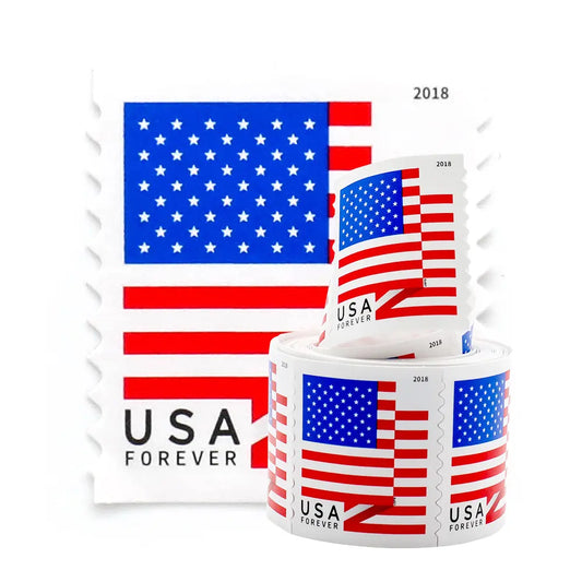 2018 USPS Forever American Flag roll of 100