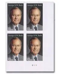2019 USPS George H.W. Bush Forever Stamp Sheets of 20