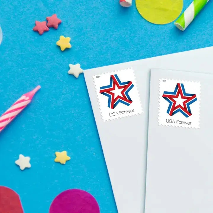 2019 USPS Star Ribbon Forever Stamp Sheets of 20