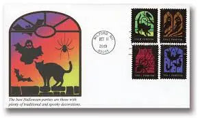 2019  US  Spooky  Silhouettes  Forever  Stamps Sheets of 20