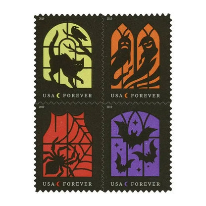 2019  US  Spooky  Silhouettes  Forever  Stamps Sheets of 20