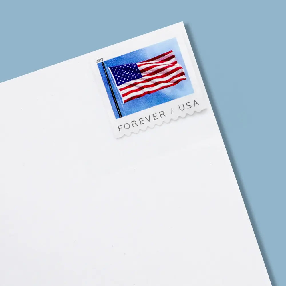 2019 USPS Flag Forever roll of 100